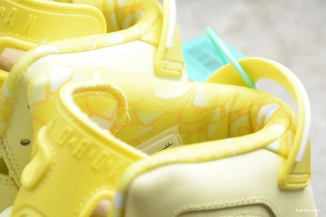 HYPE Air 6 Jordan Dynamic Yellow 543390-800 Retro Floral (GS) 0716